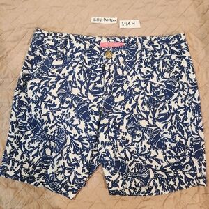Lilly Pulitzer Jayne Stretch Short Oyster Bay Blue 4